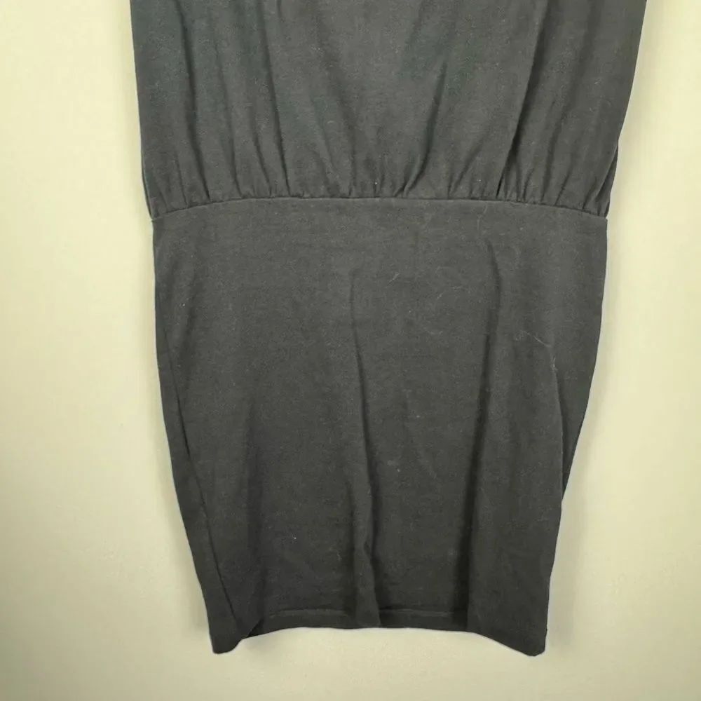 ALL SAINTS | NEW Mika Black Structured Shoulder Sleeveless Dress Women’s Size L - Picture 5 of 12
